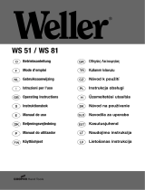 Weller WS 51 Používateľská príručka