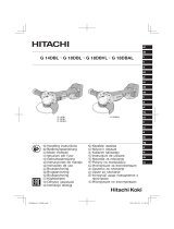 Hitachi G 18DBVL Handling Instructions Manual