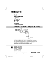 Hitachi D 10VF Používateľská príručka