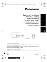 Panasonic SCDM502E Návod na používanie