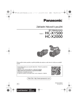 Panasonic HCX1500 Návod na používanie