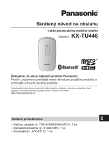 Panasonic KXTU446 Návod na používanie