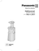 Panasonic MJL501 Návod na používanie