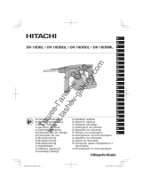 Hitachi DH 18DBL Handling Instructions Manual