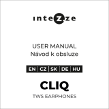 Intezze CLIQ 61970 Wireless TWS Earbuds Používateľská príručka