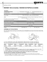 Mares Rover 15X / Rover Octopus Návod na obsluhu