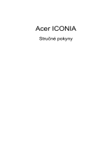 Acer ICONIA Stručná príručka spustenia