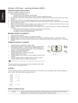 Acer X27 Stručná príručka spustenia