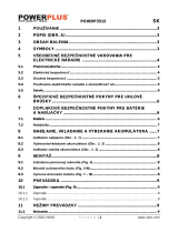 Powerplus POWDP3515 Návod na obsluhu