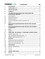 Powerplus POWPB20200 Návod na obsluhu