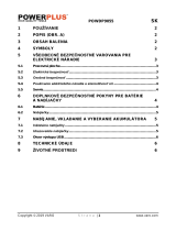 Powerplus POWDP9055 Návod na obsluhu