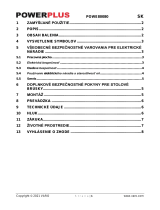 Powerplus POWE80080 Návod na obsluhu