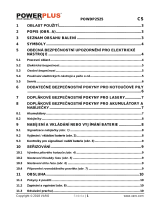 Powerplus POWDP2525 Návod na obsluhu