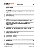 Powerplus POWDP2525 Návod na obsluhu