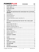 Powerplus POWE30050 Návod na obsluhu