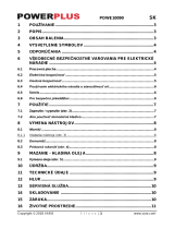 Powerplus POWE10090 Návod na obsluhu
