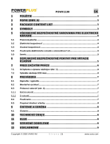 Powerplus POWX1190 Návod na obsluhu