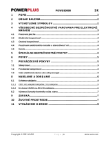 Powerplus POWE80090 Návod na obsluhu