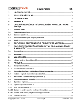 Powerplus POWDP15630 Návod na obsluhu