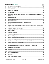 Powerplus POWP6081 Návod na obsluhu