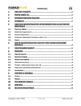 Powerplus POWX1021 Návod na obsluhu