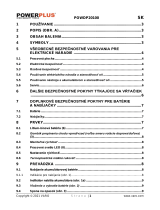 Powerplus POWDP20100 Návod na obsluhu