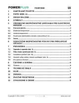 Powerplus POWP2030 Návod na obsluhu