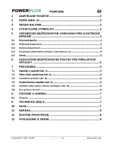 Powerplus POWP2050 Návod na obsluhu