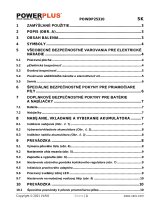 Powerplus POWDP25310 Návod na obsluhu