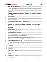 Powerplus POWESET3 Návod na obsluhu