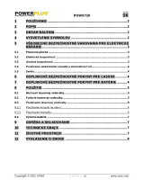 Powerplus POWX720 Návod na obsluhu