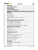 Powerplus POWX07590 Návod na obsluhu
