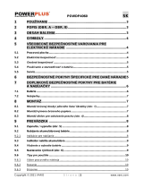 Powerplus POWDP4060 Návod na obsluhu