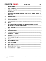 Powerplus POWC6020 Návod na obsluhu
