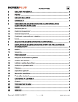 Powerplus POWDP7080 Návod na obsluhu