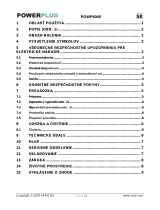 Powerplus POWP6040 Návod na obsluhu