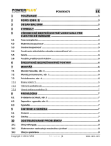 Powerplus POWX0474 Návod na obsluhu