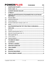 Powerplus POWE40020 Návod na obsluhu