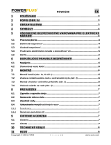 Powerplus POWX230 Návod na obsluhu