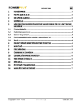 Powerplus POWX300 Návod na obsluhu