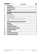 Powerplus POWX3000 Návod na obsluhu