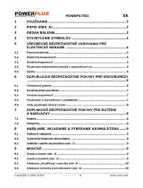 Powerplus POWDPG7551 Návod na obsluhu