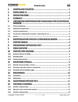 Powerplus POWXG1032 Návod na obsluhu
