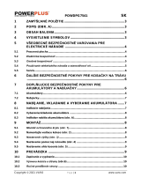 Powerplus POWDPG7541 Návod na obsluhu