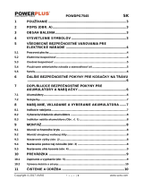 Powerplus POWDPG7545 Návod na obsluhu