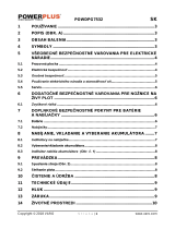 Powerplus POWDPG7532 Návod na obsluhu