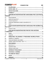 Powerplus POWDPG7538 Návod na obsluhu