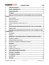 Powerplus POWDPG75380 Návod na obsluhu