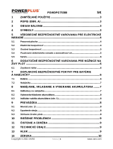 Powerplus POWDPG75380 Návod na obsluhu