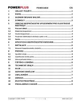 Powerplus POWEG4010 Návod na obsluhu